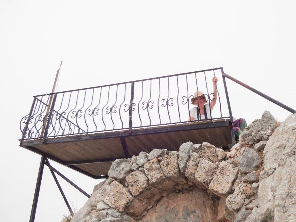 St Hilarion Castle vertigo